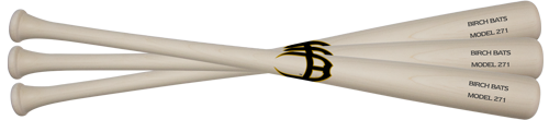 3-pack (variety pack) birch bats custom series